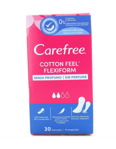 CAREFREE SALVASLIP FLEXIFORM WHITE 30 PZ