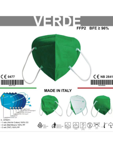 成人FFP2 verde