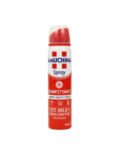 AMUCHINA DISINFETTANTE AMBIENTI OGGETTI TESSUTI SPRAY 100 ML