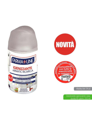 farma line igienzzante  airmatic ricarica 3in1 250ml