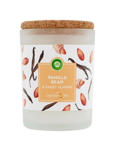 Air Wick Essential Oils Vanilla Bean e Sweet Almond Candle 185 g6