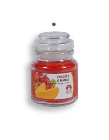 scented candle in Jar Fragola e Mango