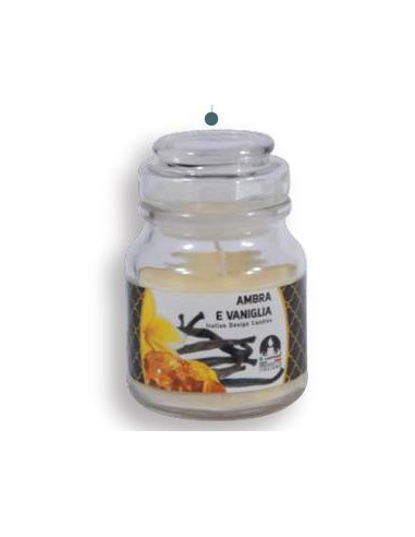 scented candle in Jar Ambra e Vaniglia