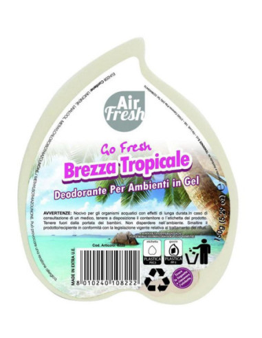 AIR FRESH DEODORANTE PER AMBIENTI IN GEL 150G BREZZA TROPICALE