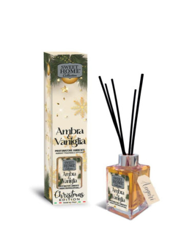 PROFUMATORE AMBIENTE 100ML AMBRA E VANIGLIA "CHRISTMAS EDITION"